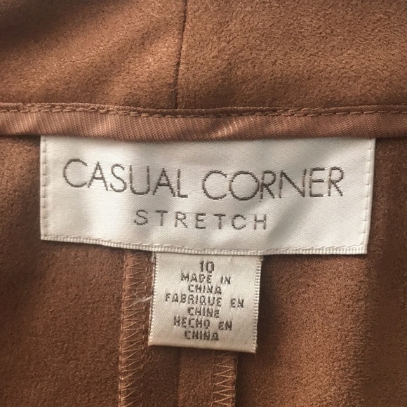 Casual Corner Ultra Suede Dress Pants Size 10​​ - Picture 5 of 5
